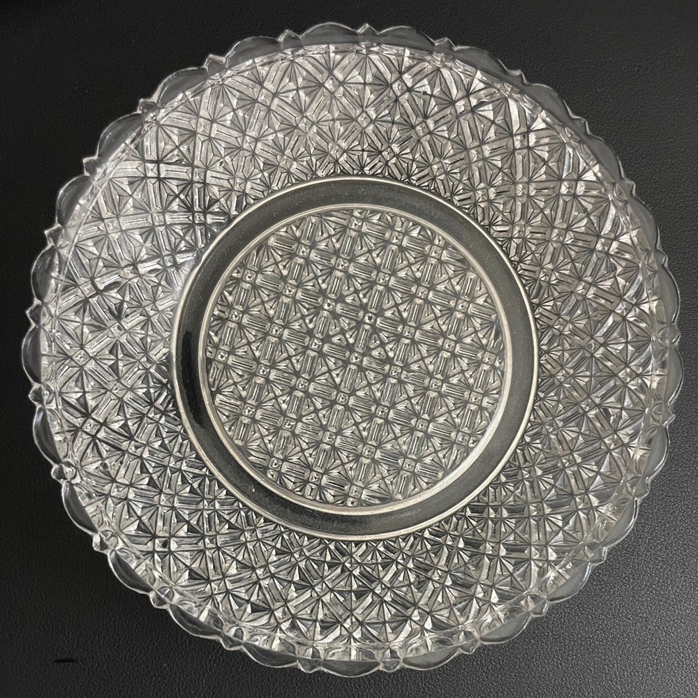 6 Antique Campbell Jones & Co Dessert Plates‎